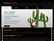 Tablet Screenshot of cactusliquors.com